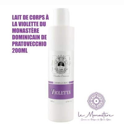 LAIT DE CORPS À LA VIOLETTE DU MONASTERE DOMINICAIN DE PRATOVECCHIO 200ML